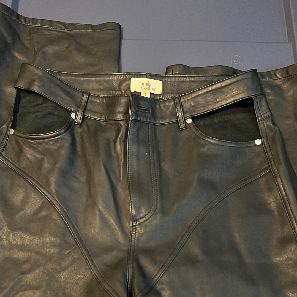 Camila Coelho Leather Pants - Picture 4 of 4